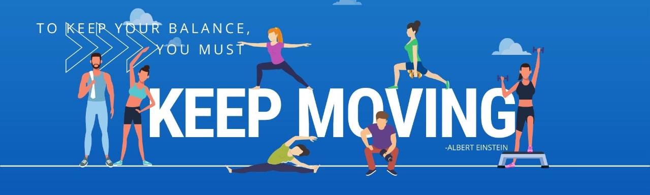 Keep Moving Banner